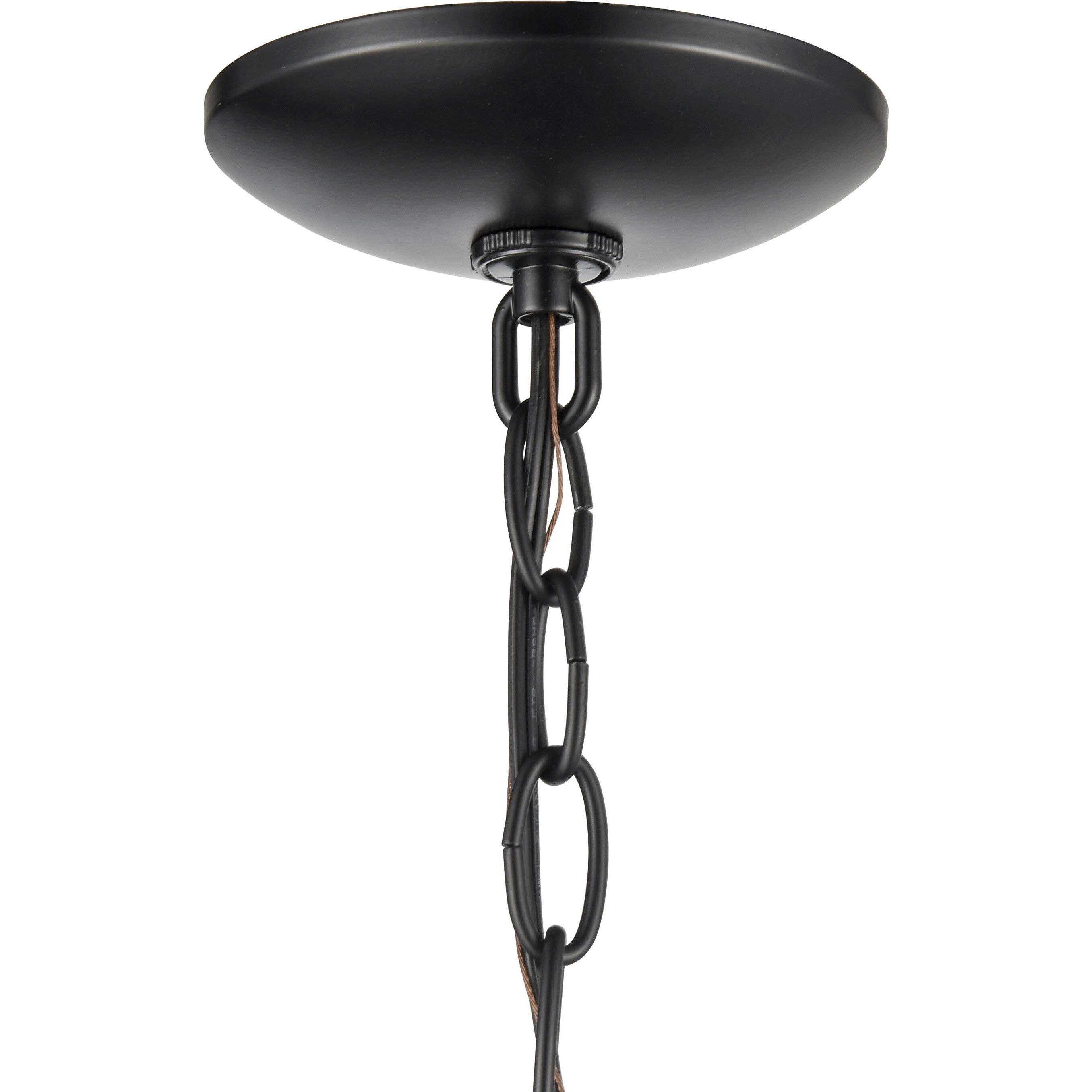 Corona 3 Light 12 inch Matte Black Pendant Ceiling Light